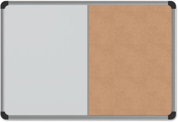 Unv White Dry Erase/Cork Board 24x18