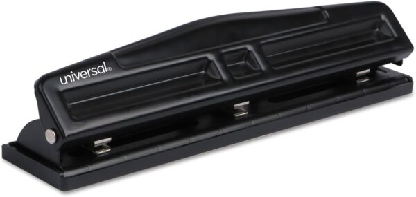 Unv 3 Hole 12 Sheet Adjustable Punch
