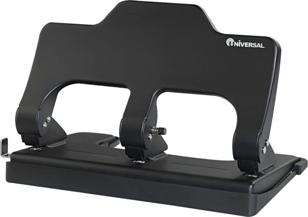 Unv Power Assist Heavy Duty 3 Hole Punch