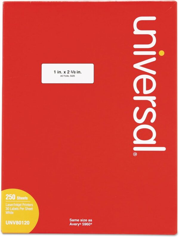 Unv Laser/Inkjet Labels 1x2 5/8