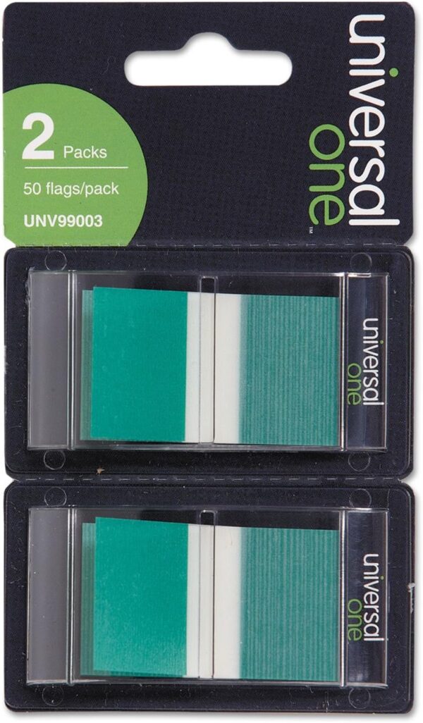 Unv Tape Flag Green 100/Pk