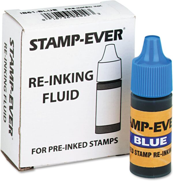 USS Message Stamp Ink Blue