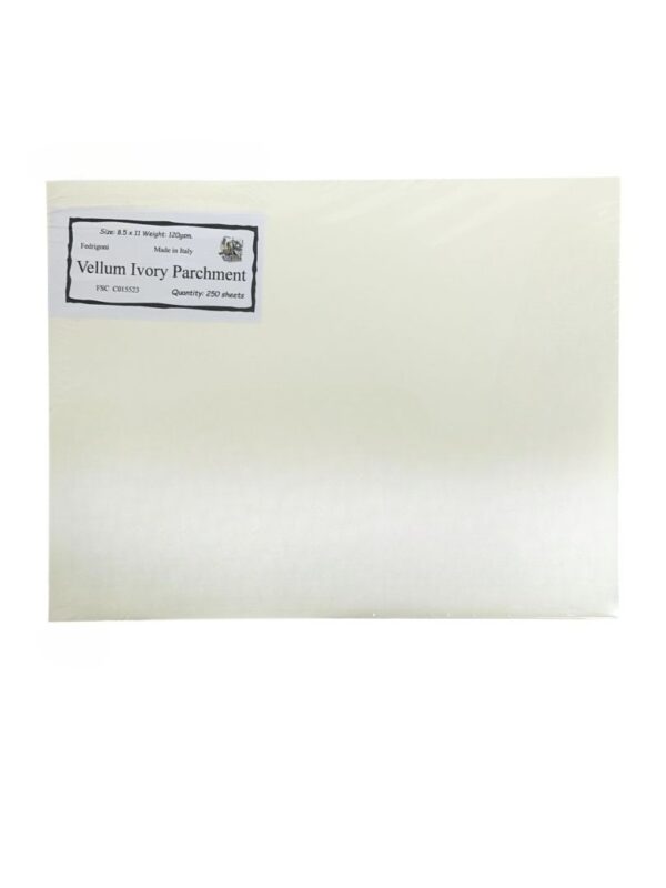 Vellum Ivory Parchment 120g 8 1/2 x 11 250's