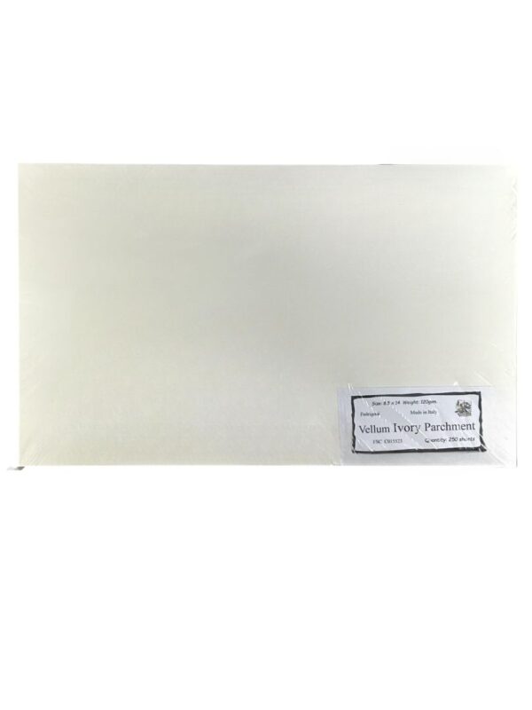 Vellum Ivory Parchment 120g 8 1/2 x 14 250's
