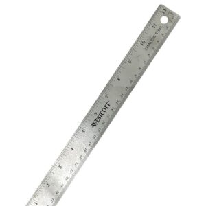 ACM Stainless Steel Ruler 12"