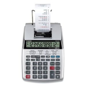Cannon Desk Calculator 12 Digit 2 Color