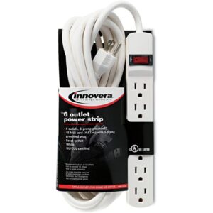 Innovera Power Strip 6 outlet 15Ft