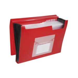 Q Connect Plastic Exp File 13 Poc Red