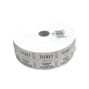 Maco Admit Roll Ticket Double White