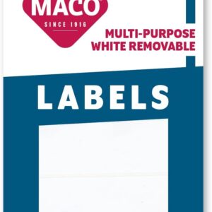 Maco Multi-Purpose Labels (2 x 4) White