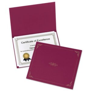 Oxford Certificate Holder Burgundy