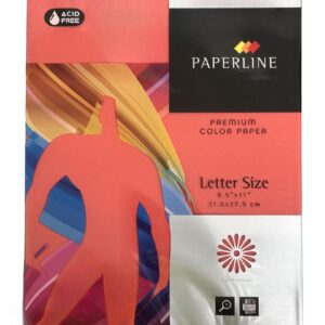 P/line Copy Paper 80g 8 1/2 x 11 Red