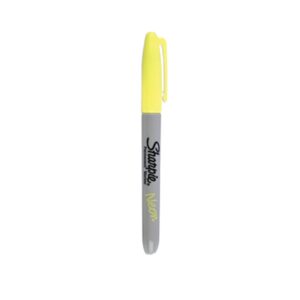 Sharpie Marker Neon Yellow Fine