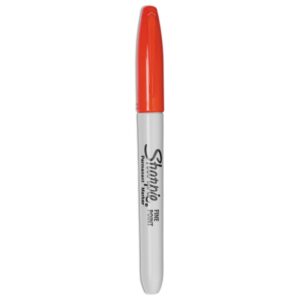 Sharpie Permanent Marker Red Fine