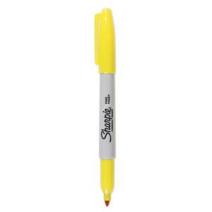 Sharpie Permanent Marker Yellow Fine