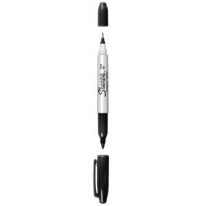 Sharpie Permanent Marker Twin Tip Blk