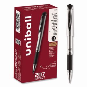 Uniball Impact Gel 207 Stick Pen Black B
