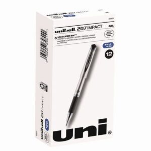 Uniball Impact Gel 207 Stick Pen Blue B