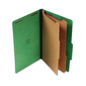Unv P Board 6 Sec Folder Legal Green