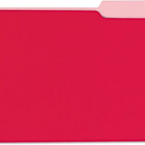 Unv Interior File Folder Letter Size Red