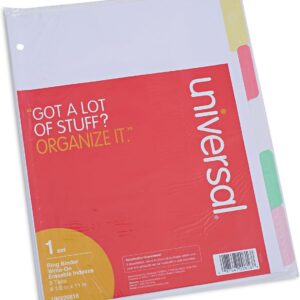 Unv Write On 5 Tab Indexes Color
