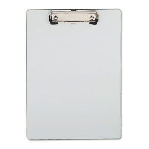 Unv Plastic Clipboard Lettersize
