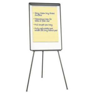 Unv White Dry Erase Board & Easel