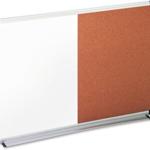 Unv White Dry Erase/Cork Board 36x24