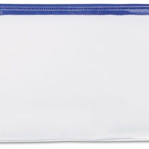 Unv Zipper Wallet Clear Blue