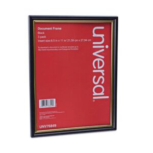Unv Document Frame 8.5x11 Black