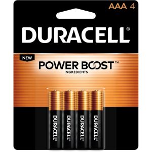Duracell 1.5 Alkaline Batteries AAA(4/Pk