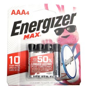 Energizer Batteries AAA Pk/4