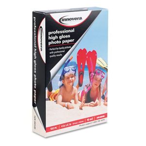 Innovera Photo Paper 4x6 Gloss 100/Pk