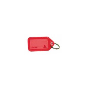 Kevron Plastic Key Tags Red