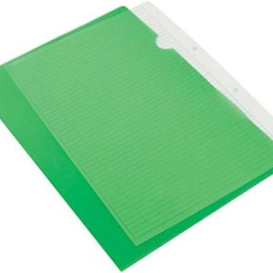 Q Connect Cut Flush Folder Green