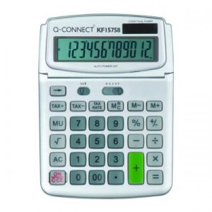 Q Connect Desktop Calculator 12 Digit