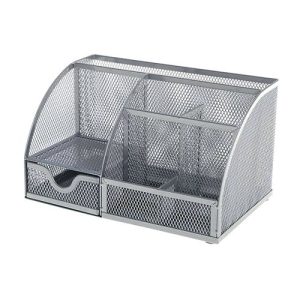 Q Connect Desk Top Organizer Silver
