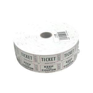 Maco Admit Roll Ticket Double White