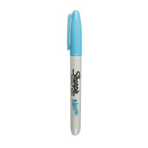 Sharpie Marker Neon Blue Fine