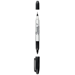 Sharpie Permanent Marker Twin Tip Blk