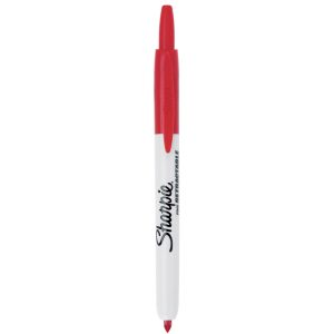 Sharpie Retract Permanent Marker Red F