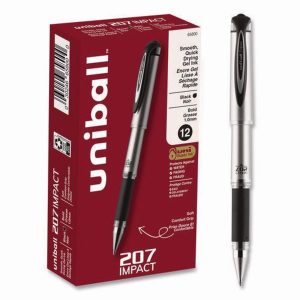 Uniball Impact Gel 207 Stick Pen Black B