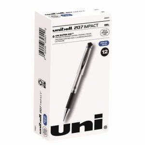 Uniball Impact Gel 207 Stick Pen Blue B