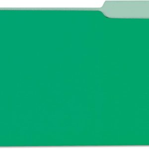 Unv Interior File Folder Letter  Br Green