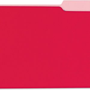 Unv Interior File Folder Letter Size Red