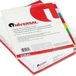 Unv 8 Tab Indexes Colours