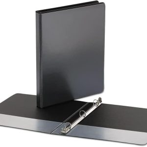 Unv Econ 3(O) Ring View Binder 1/2 Blk