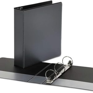 Unv Econ 3(O) Ring View Binder 2 Blk