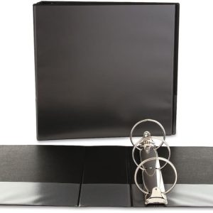 Unv Econ 3(O) Ring View Binder 3 Blk