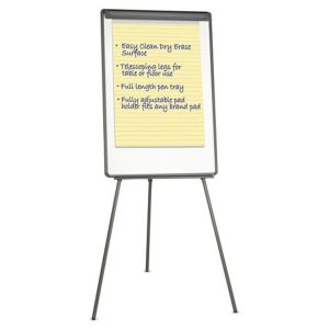 Unv White Dry Erase Board & Easel